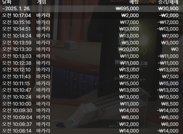 바카라후기 10시