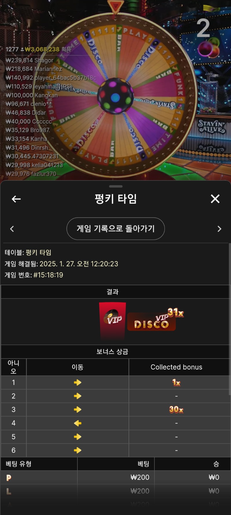 펑키타임 VIP디스코인데..ㅠ 멘징이네 짤짤이