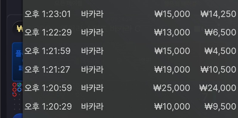 6연승...  소액^^