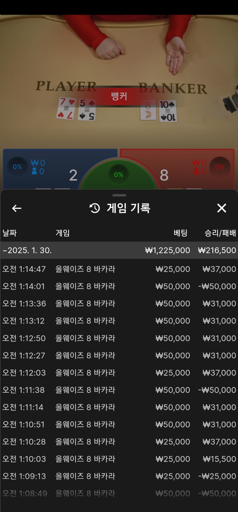 이빠진 5연승