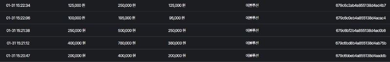5연승 이벤트 막차!