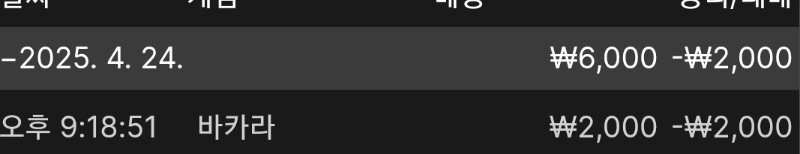 바카라 소액 패