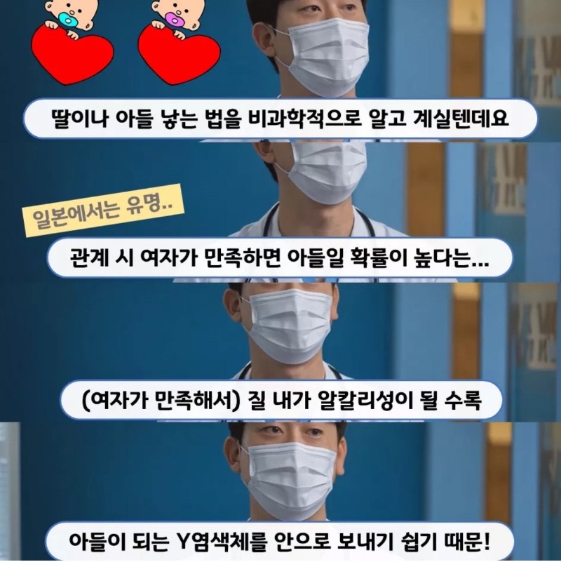 아들 낳는 방법