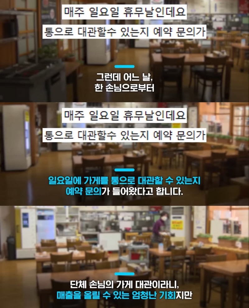 가게 휴무날 맘대로 오픈한 직원들