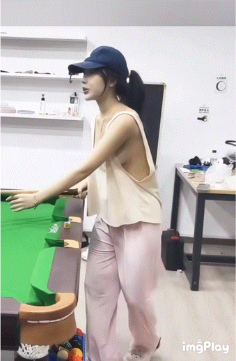당구 500치는 처자