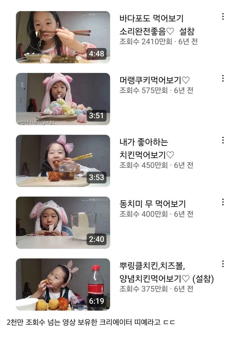 한림예고 입학생의 미친 스펙