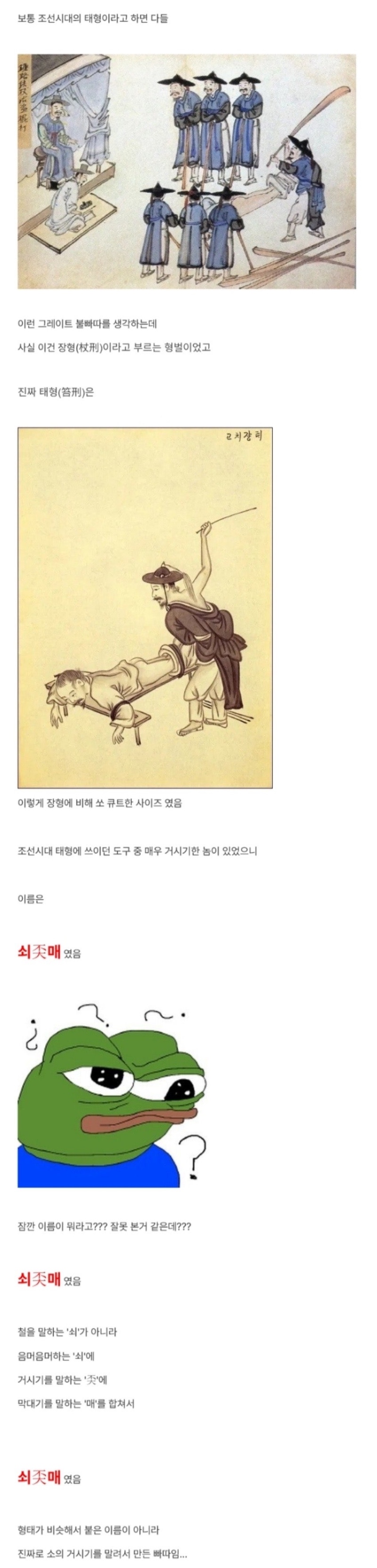조선의 진짜 거시기.한 무기