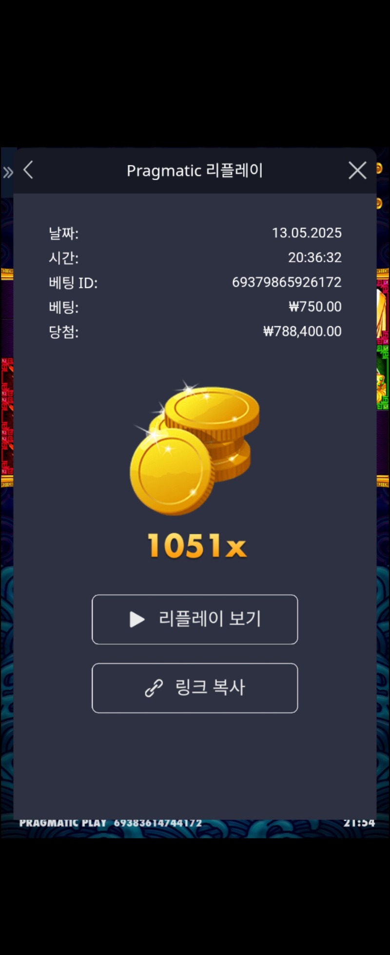 오라메 1051배