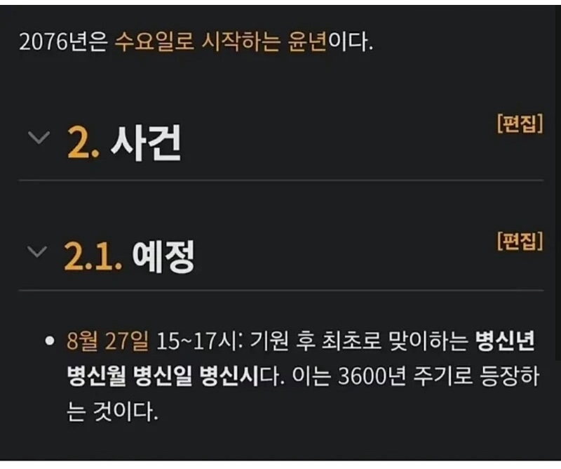 2076년이 독특한 해 인 이유