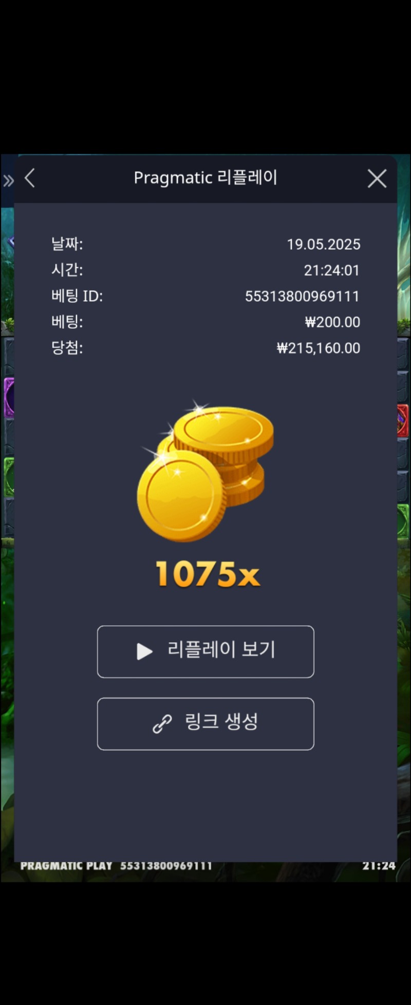 멀린 1075배