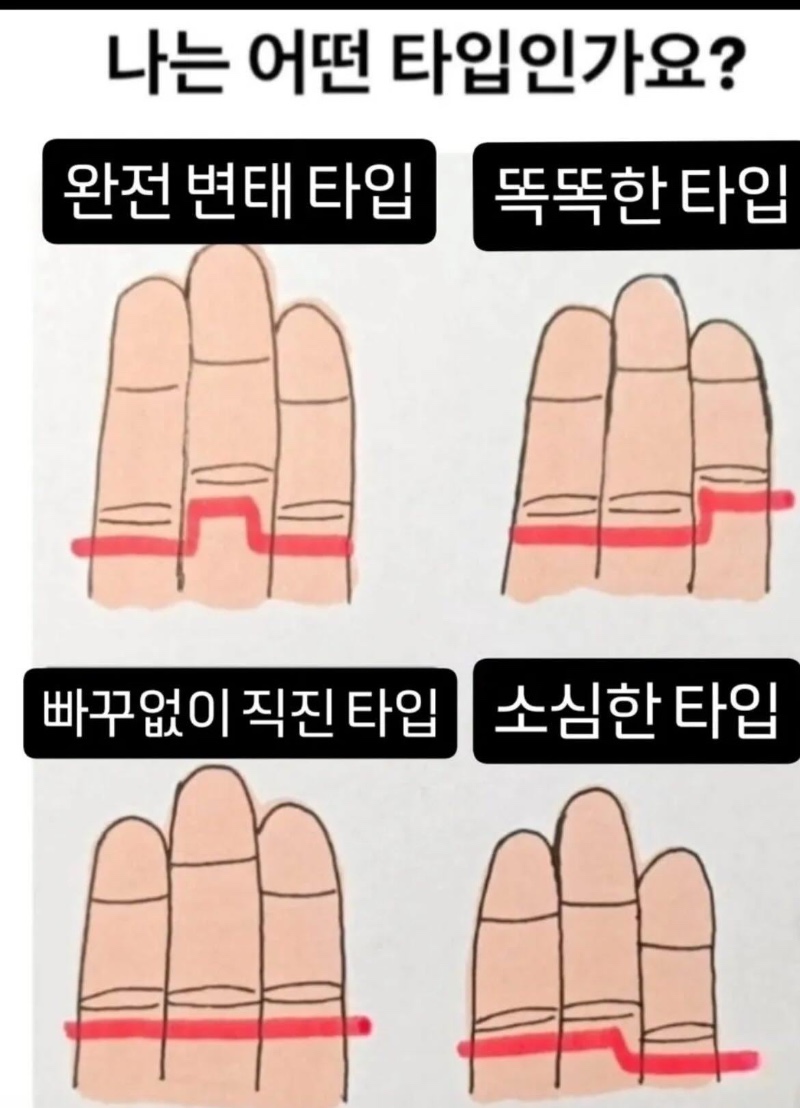 손금으로 보는 변태 측정기