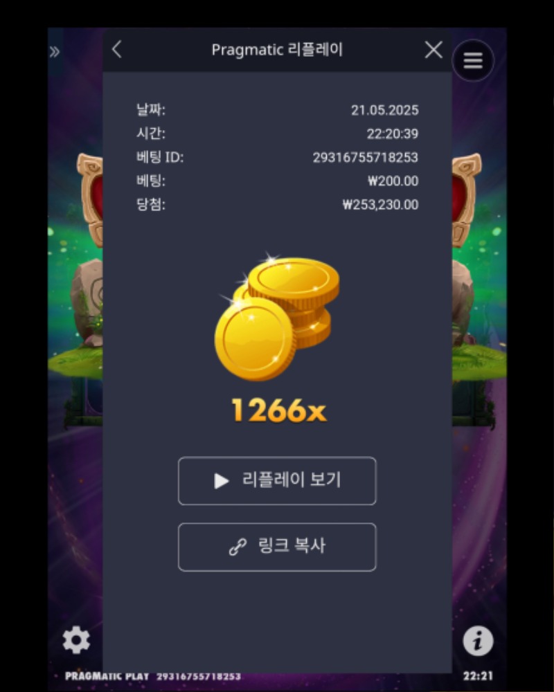 멀린 1266배