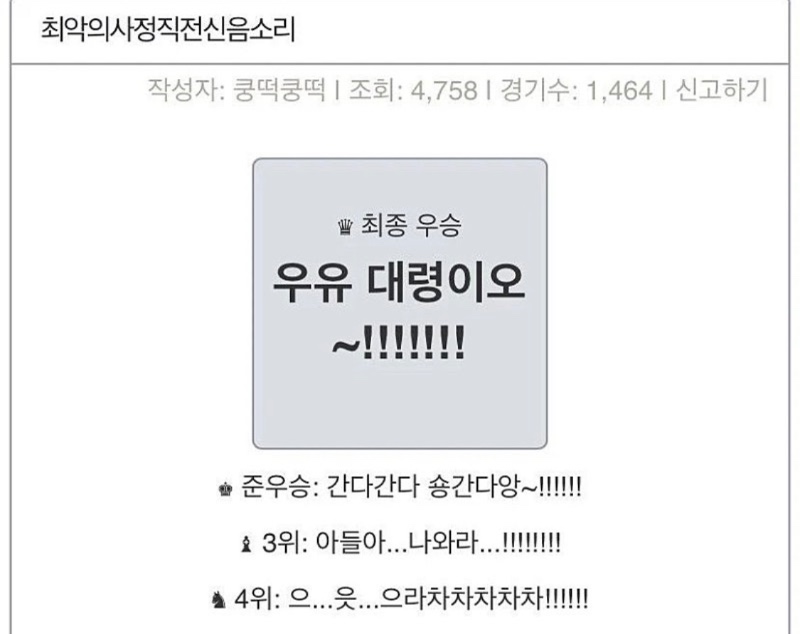 여자들이 말하는 최악의 신음소리