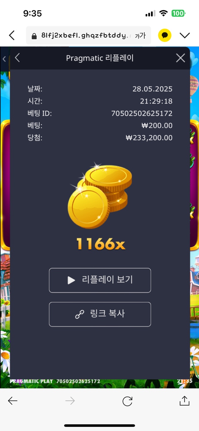 반페 1166배