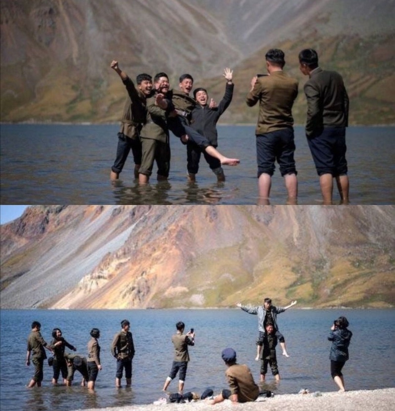 북한 상류층 수학여행