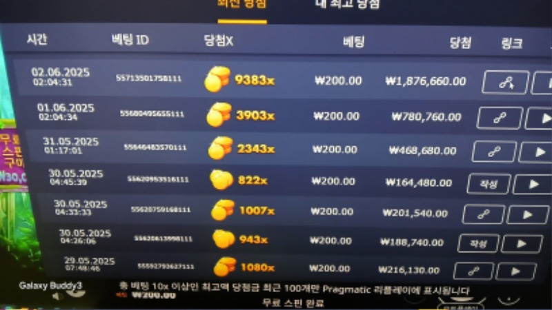 멀린 9383배