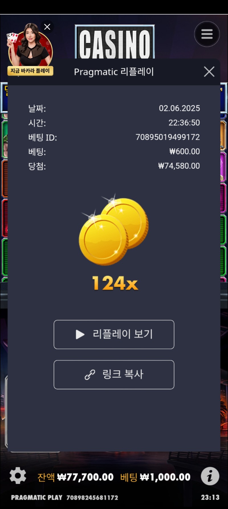 카지노 헤이124 배