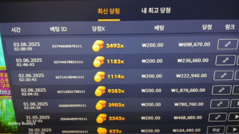 멀린3493배