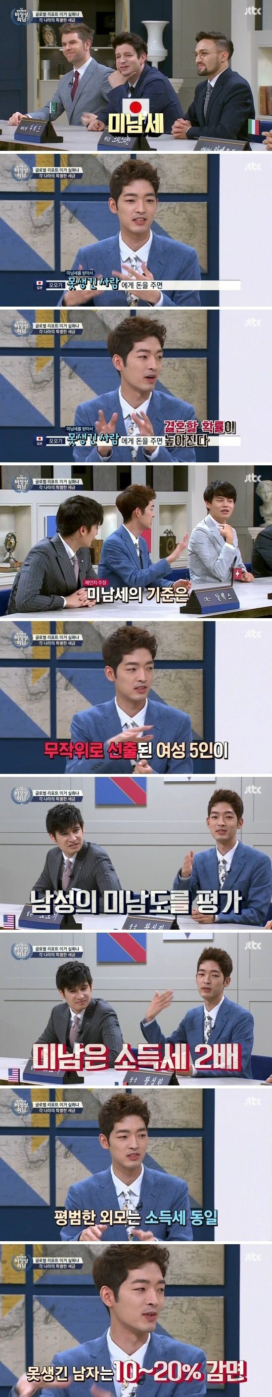 잘생긴 사람은 세금 내라, 미남세