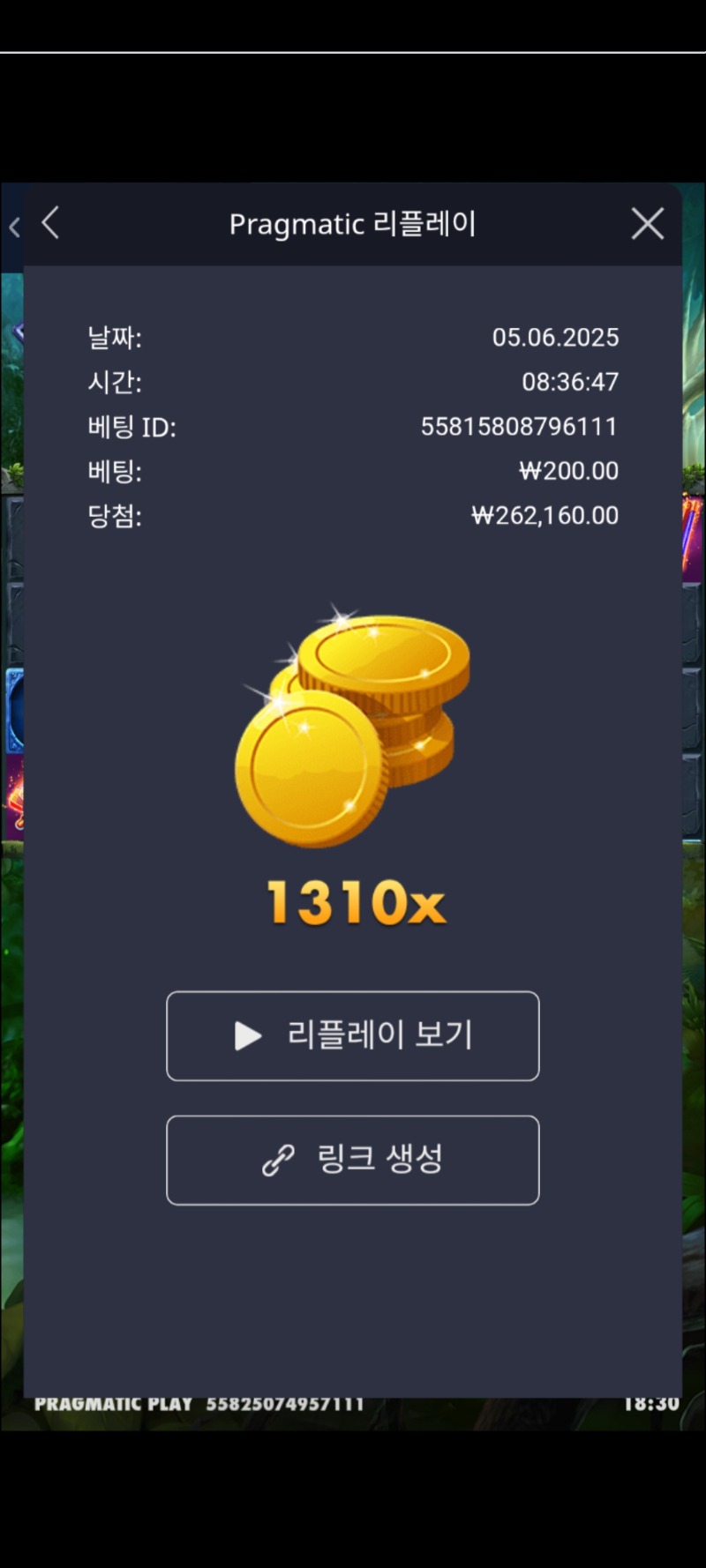 멀린 1310배