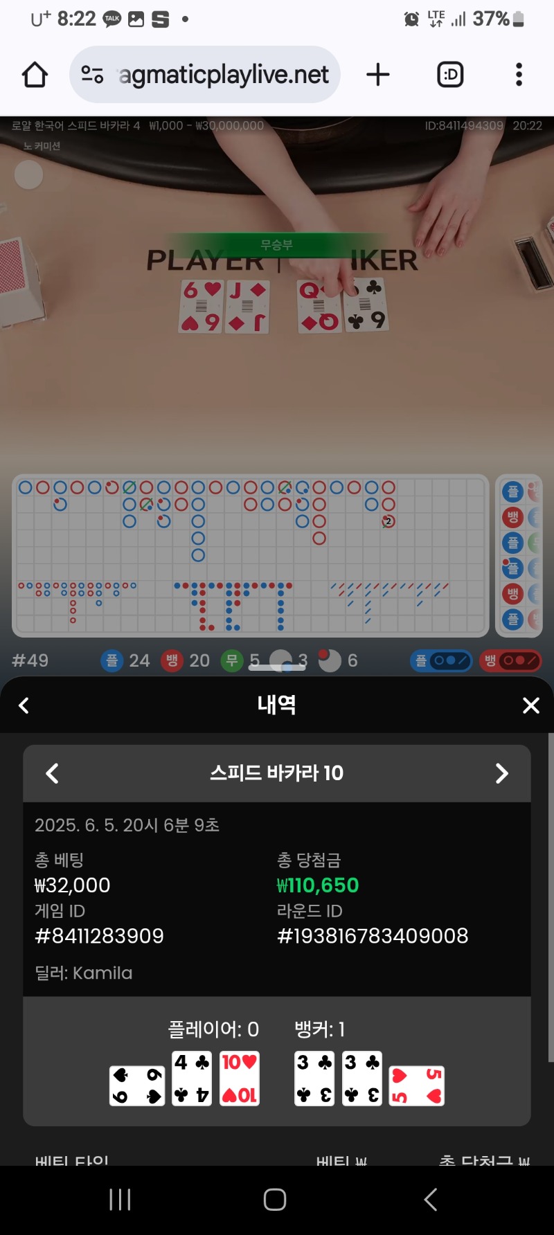 퍼펙트 바카라
