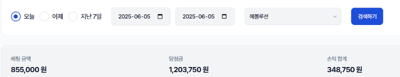 바카라 오늘은 수익 마감!