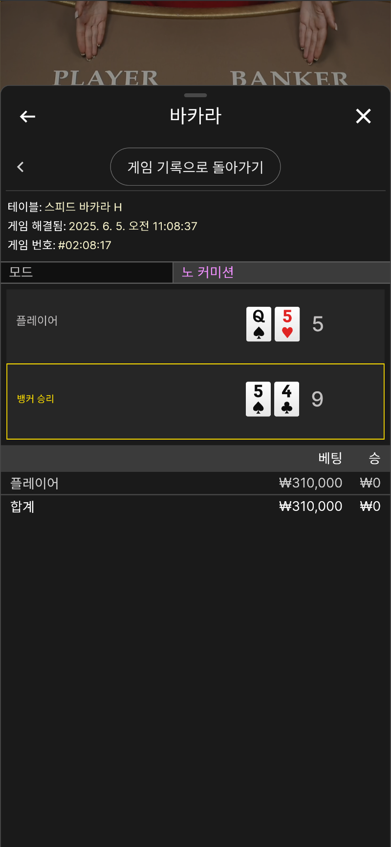 바카라 패3