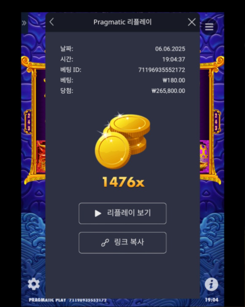 리본 1476배