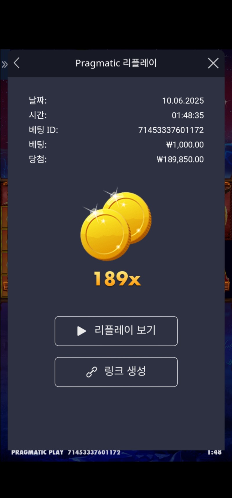 버메가 189배