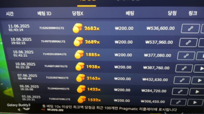 멀린2683배