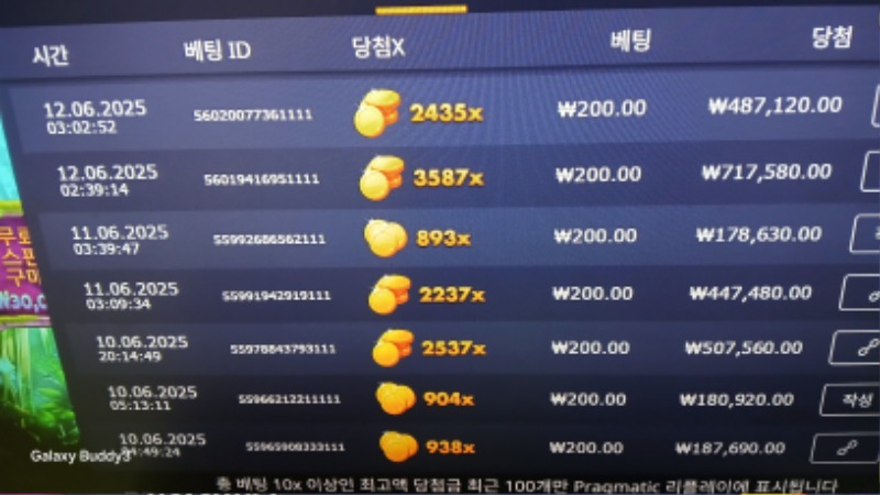 멀린2435배