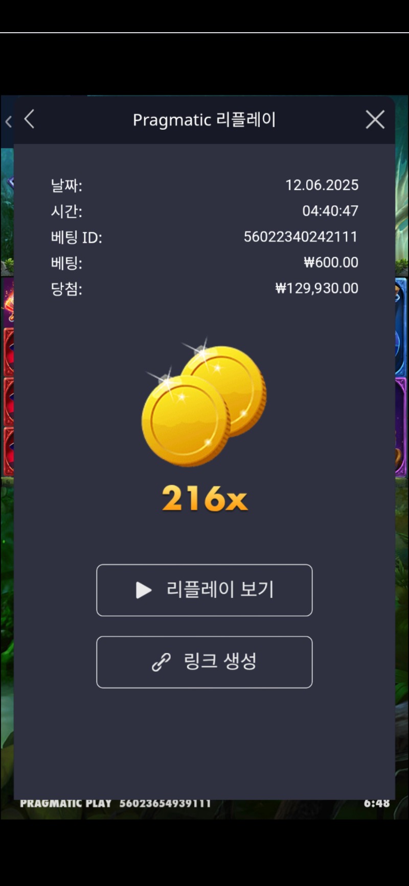 멀린 216배