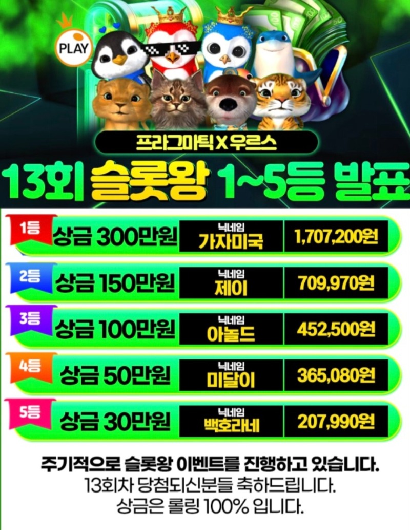 슬롯왕4등ㅅㅅㅅ스샷못찍어서후기!!!!