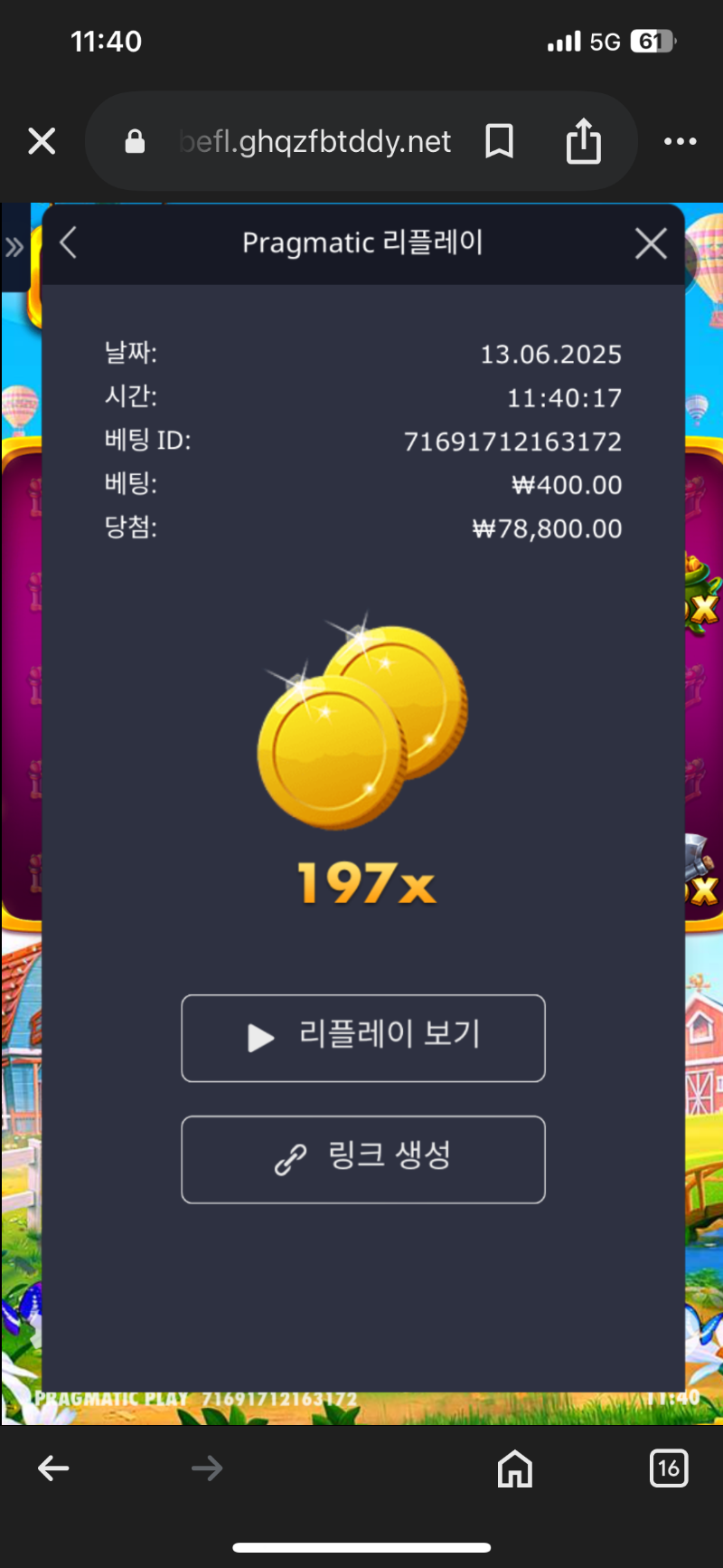 황금이 197배