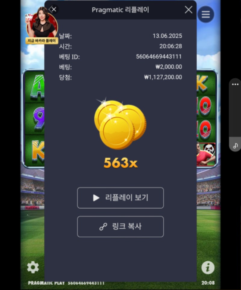 수익왕 563배