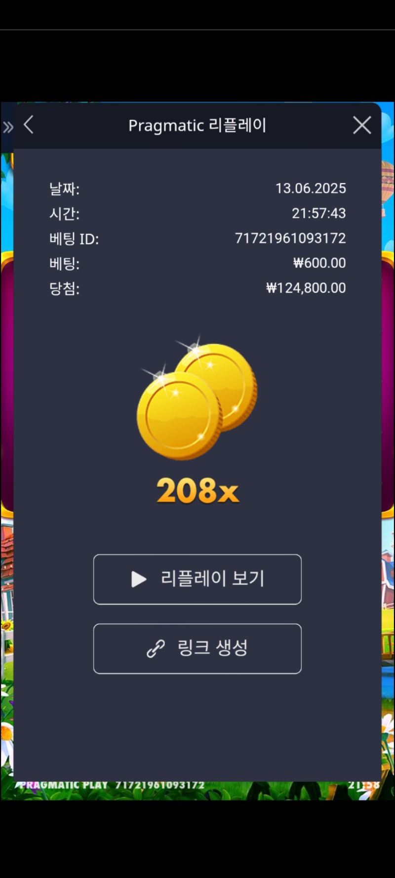 황금삽 208배
