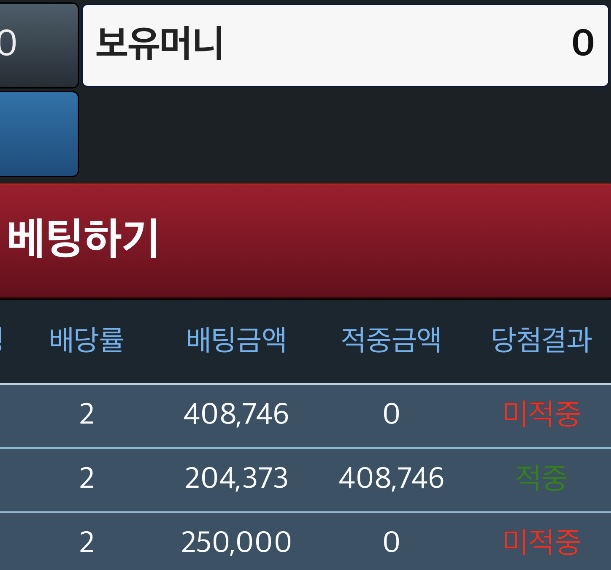 0이 목표