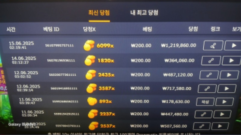 멀린6099배