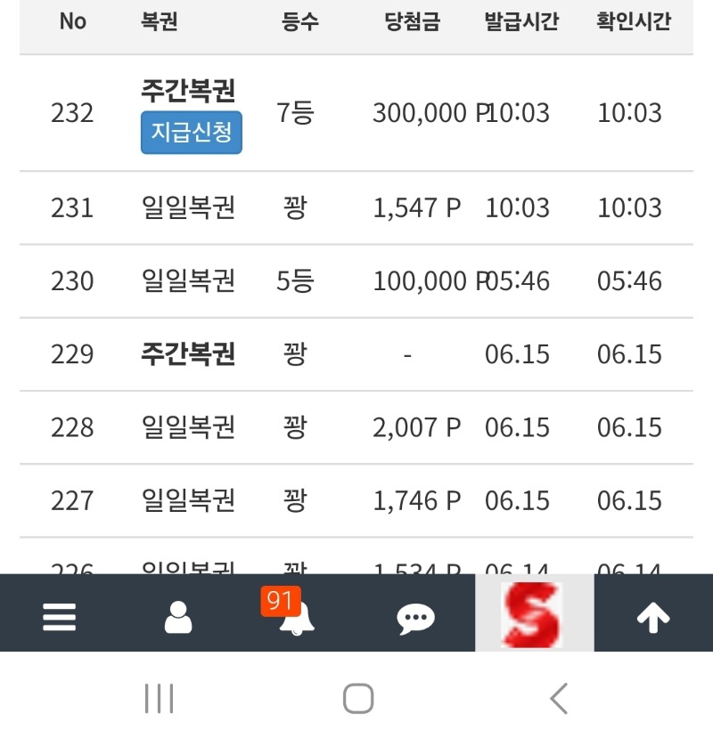 쌍복당첨 ㅎ