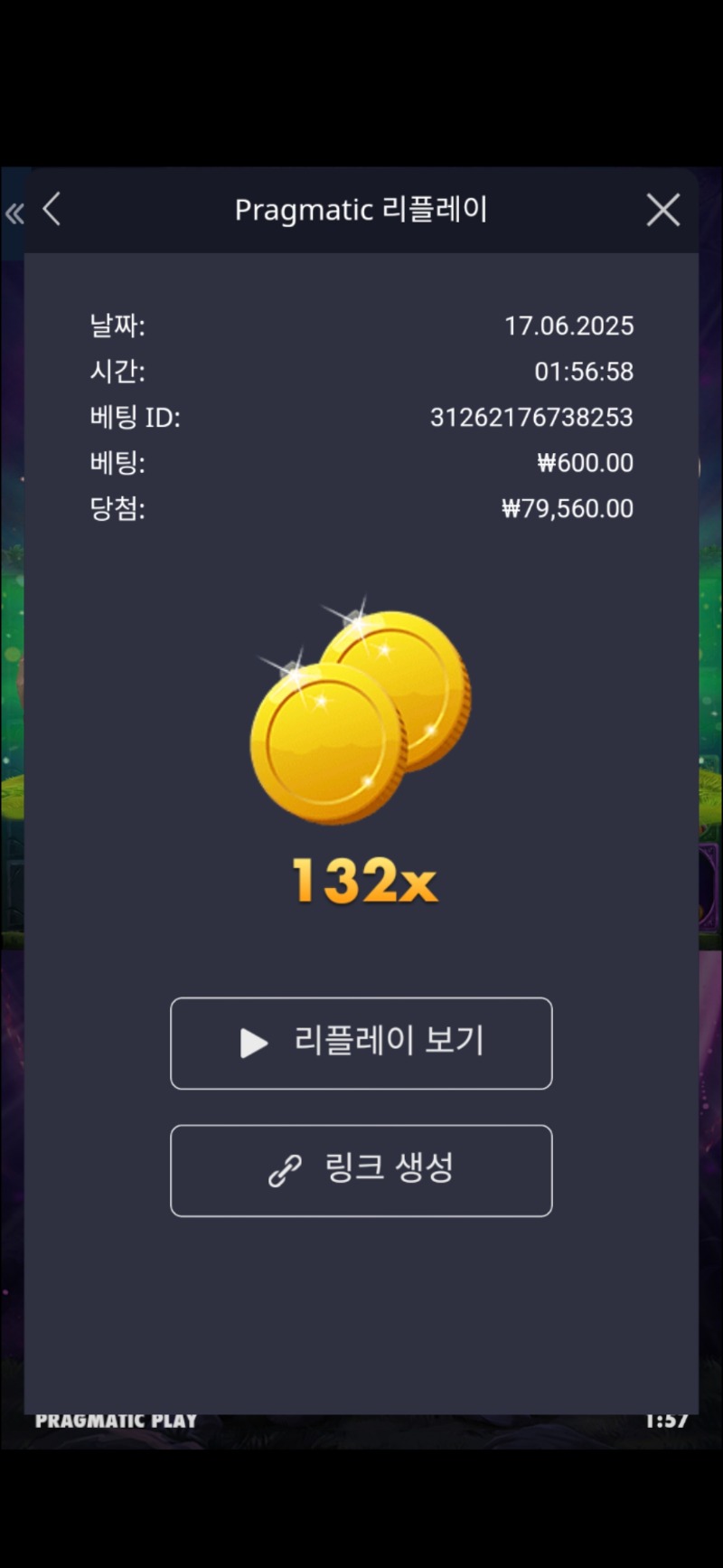 멀린132배