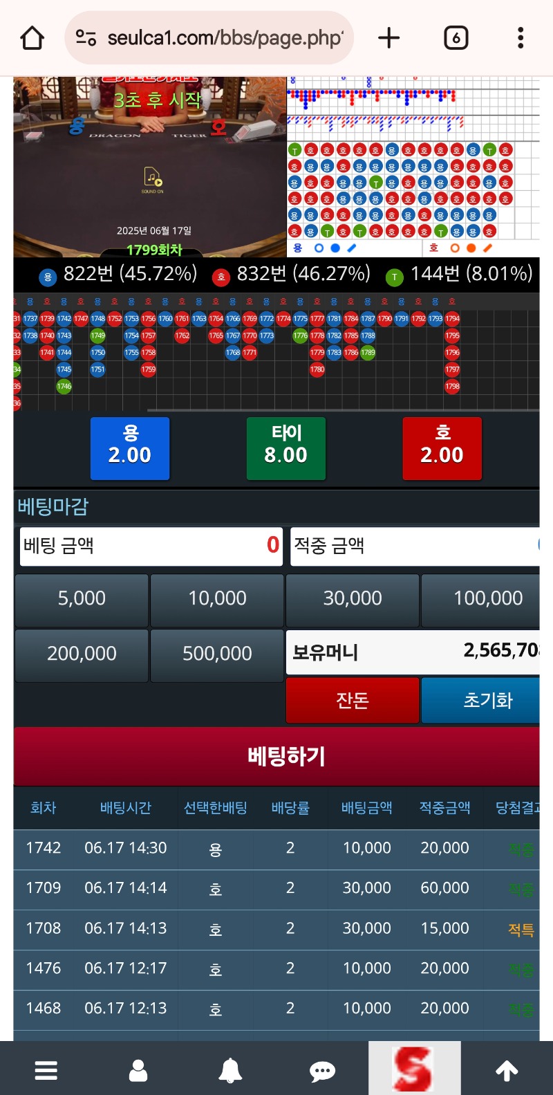 슬용호 욕심안부리면 결국...