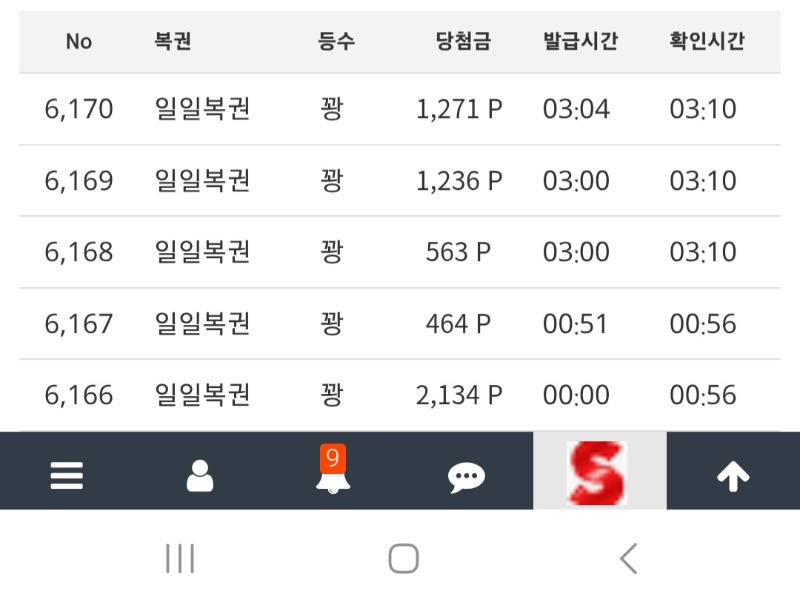 오늘자일복 구매해서 싹긁어봅니다