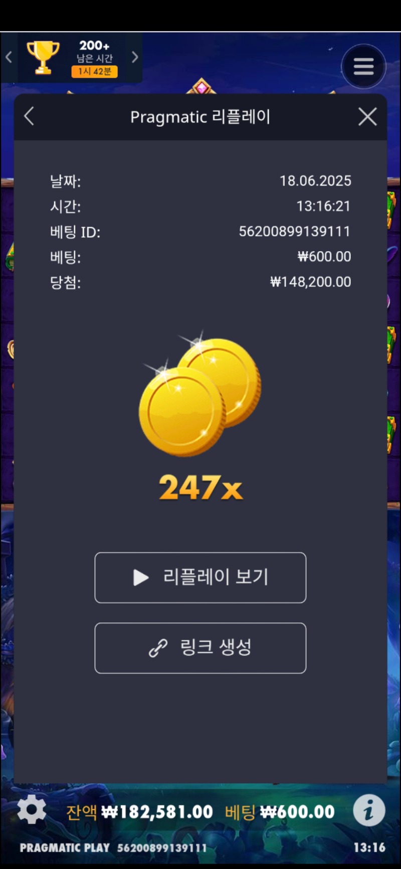 마법의 비밀247배