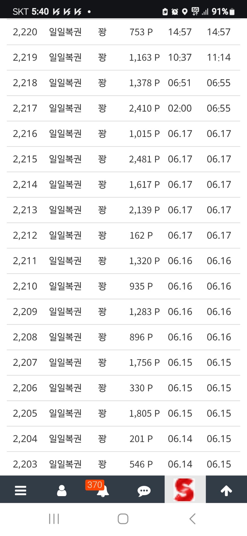 그만 먹자 다꽝 ㅋ