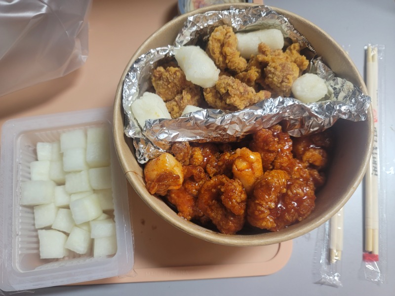 오랜만에 닭강정~~~