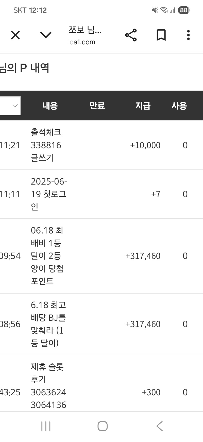달이 양이 동시적중