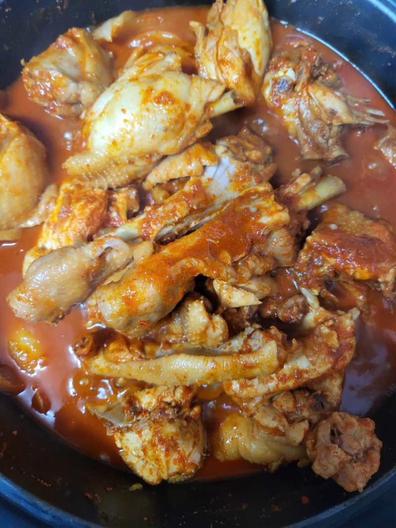 토종닭볶음