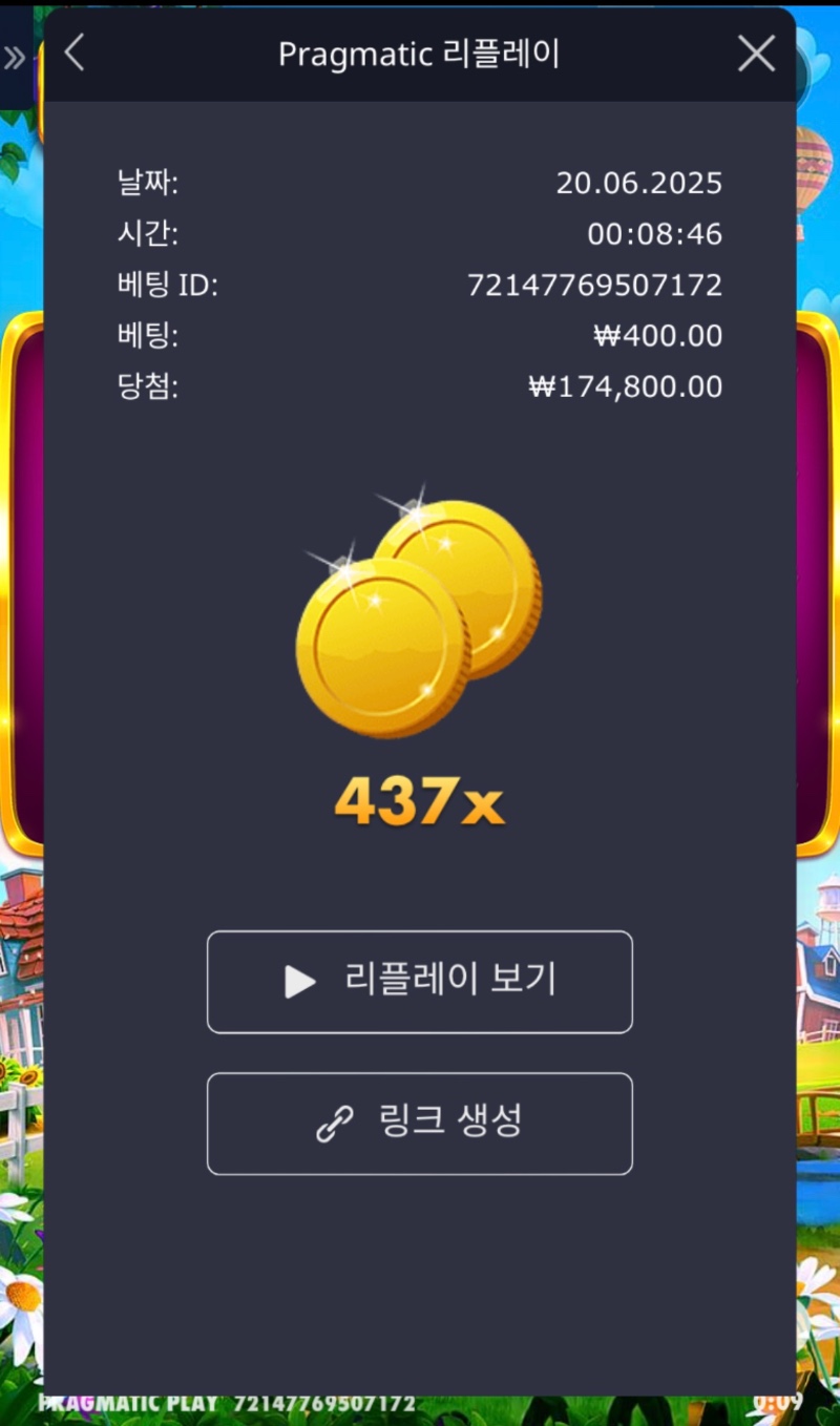 황금조리개 437배