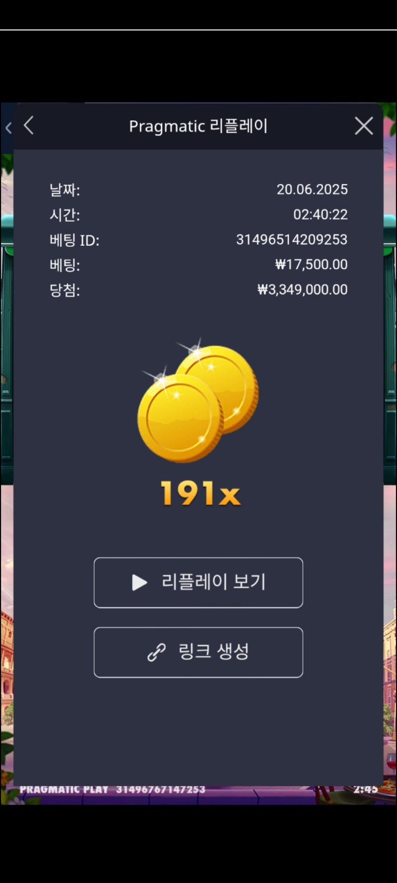 라이드 191배
