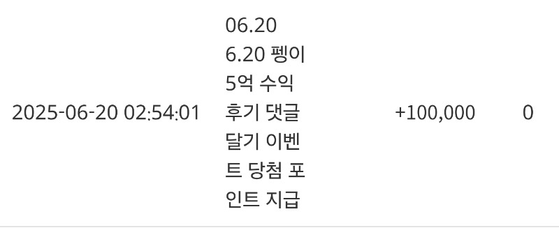 펭이님 수익기념 이벤트 포인트 ㅅㅅㅅㅅㅅ!!